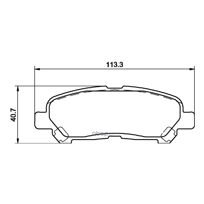 

Колодки тормозные NAO, задняя ось HELLA PAGID/BEHR 8db355030231