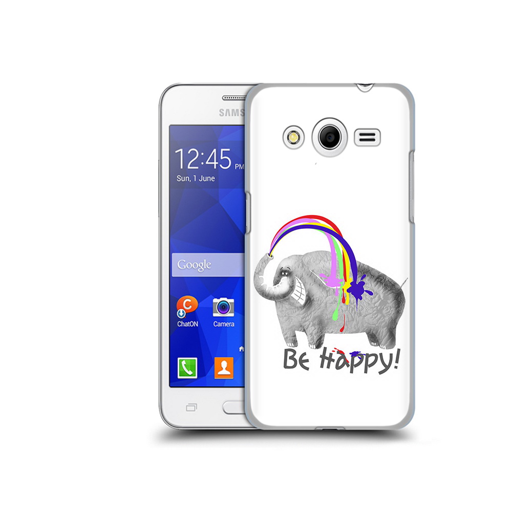 

Чехол MyPads Tocco для Samsung Galaxy Core 2 счастливый слон (PT7707.568.632), Прозрачный, Tocco