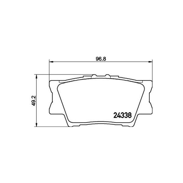 

Тормозные колодки HELLA PAGID/BEHR задние 8db355028441
