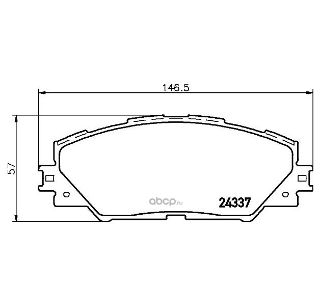 

Колодки торм.пер. NAO HELLA PAGID/BEHR 8db355028431