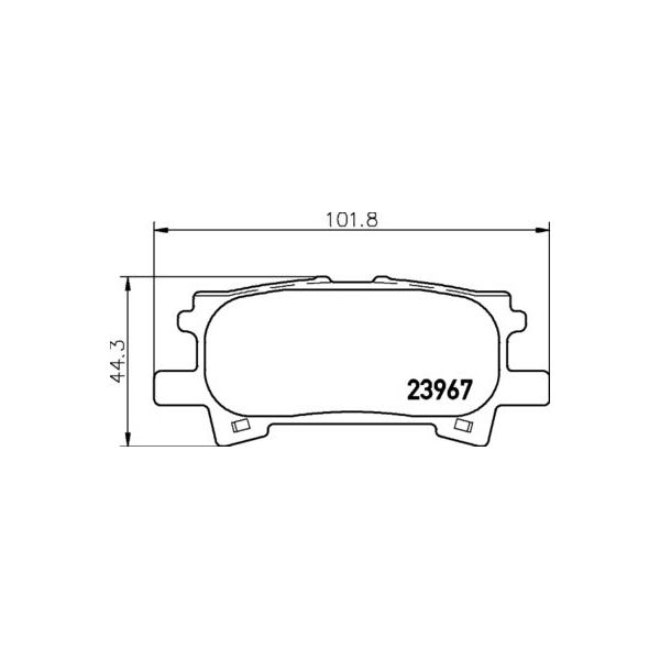 

Колодки торм.зад. NAO HELLA PAGID/BEHR 8db355028101