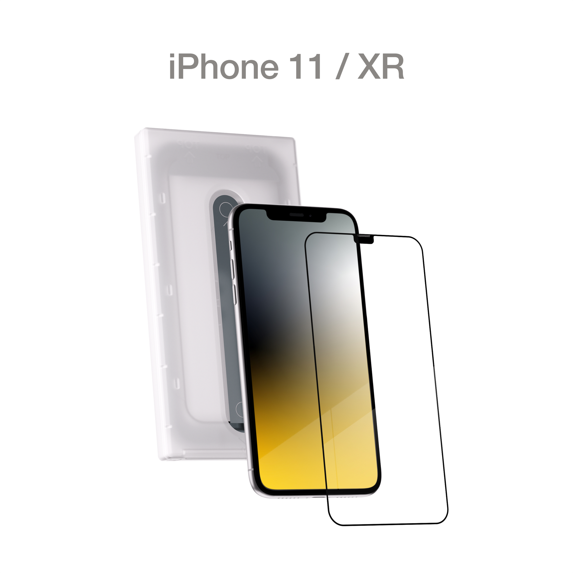 Защитное стекло с аппликатором Commo для Apple iPhone 11Apple iPhone Xr прозрачное 911₽