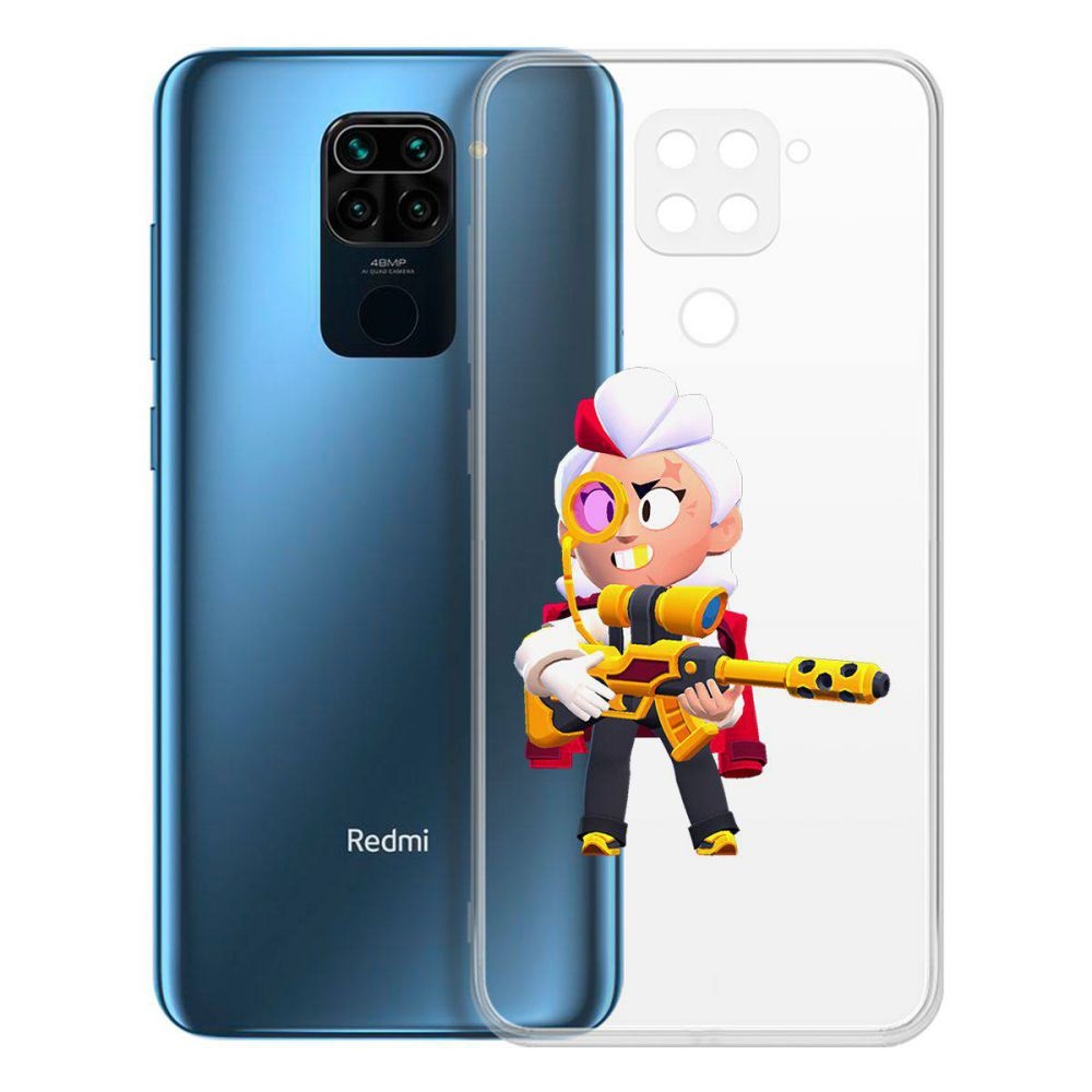 

Чехол-накладка Brawl Stars-Белль Голдхэнд для Xiaomi Redmi Note 9