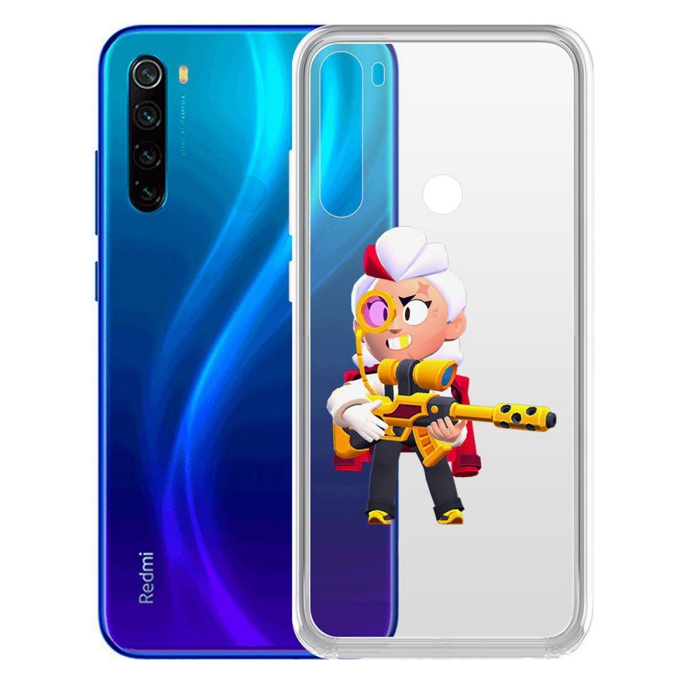 

Чехол-накладка Brawl Stars-Белль Голдхэнд для Xiaomi Redmi Note 8/Note 8 (2021)