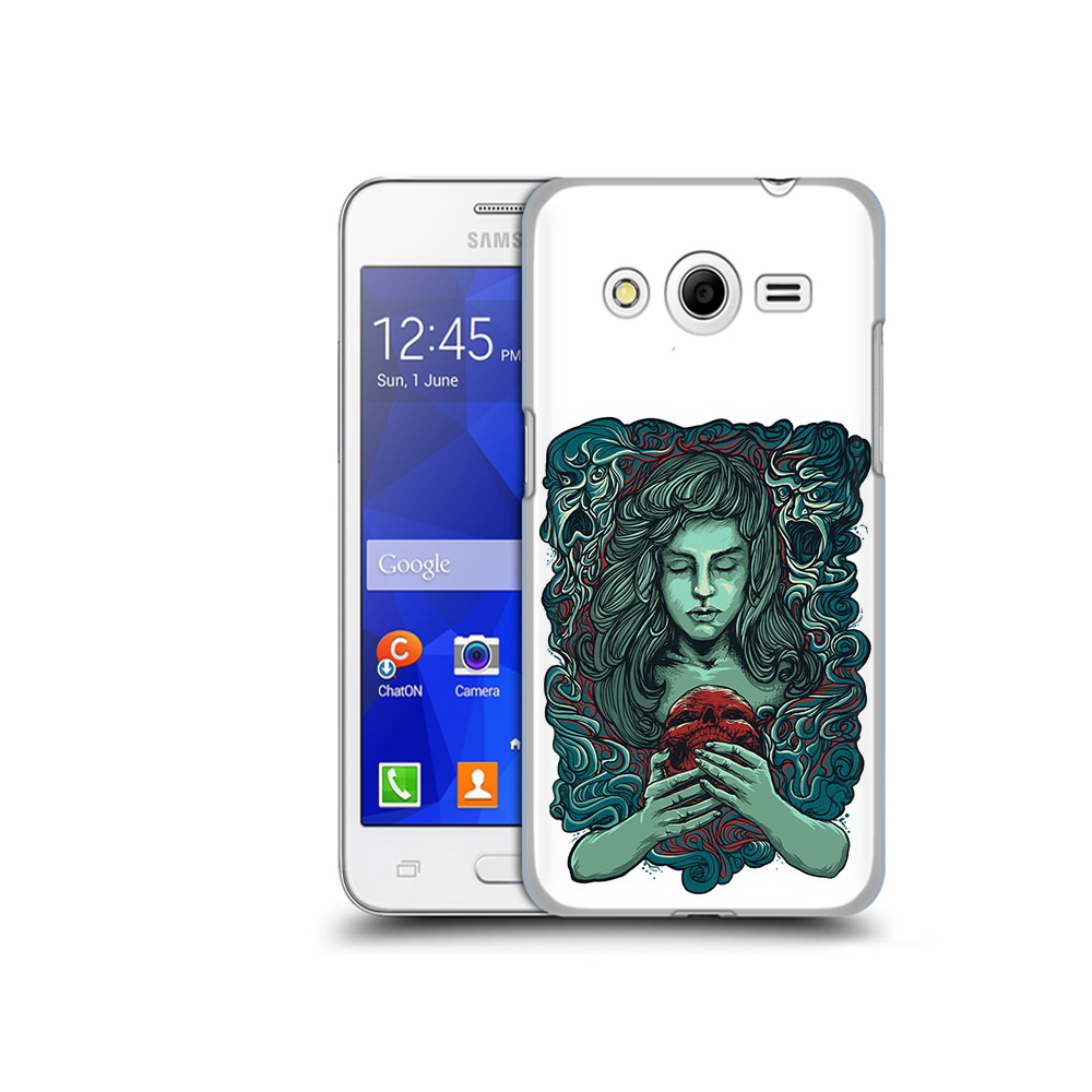 Чехол MyPads Tocco для Samsung Galaxy Core 2 спящая девушка (PT7707.568.619)
