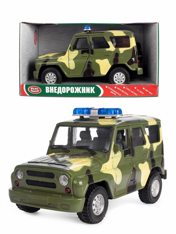 

Игровой набор Play Smart открываются двери, звук, свет,22*12*11,5 см 9076-C/DT, Хаки, открываются двери, звук, свет, в коробке, 22*12*11,5 см