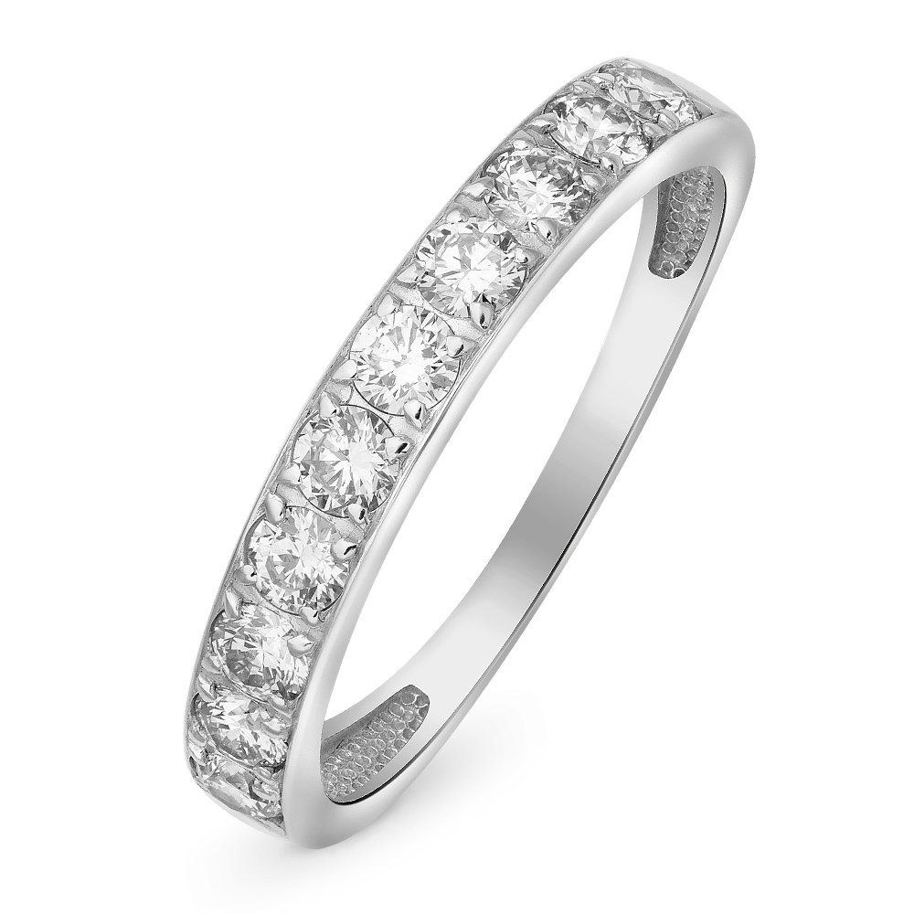 

Кольцо женское из белого золота с бриллиантом 585Gold 101011739, р, 101011739