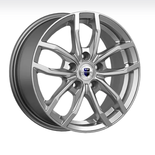 

Колесный диск КиК Фрост R15x6.5 5x100 ET45 CB67.1 Quartz, Черный;серебристый