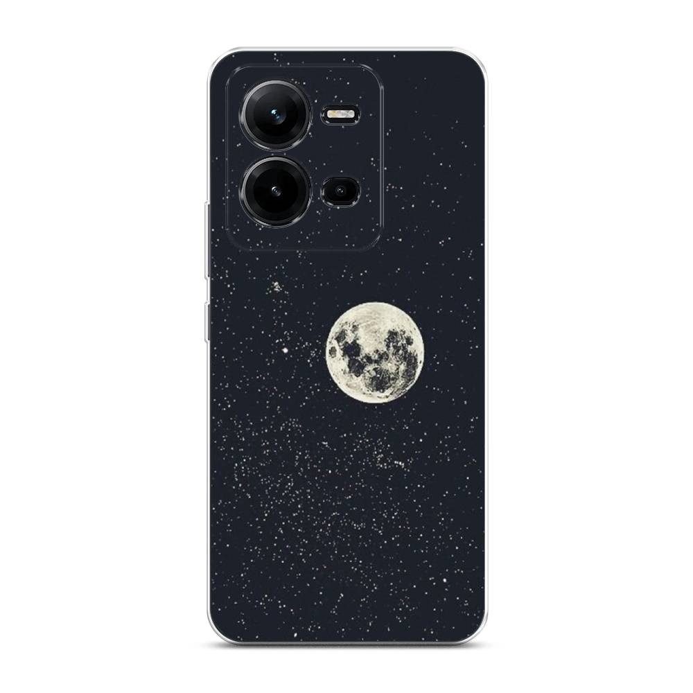 

Чехол на Vivo V25 "Полнолуние", Красный, 267750-2