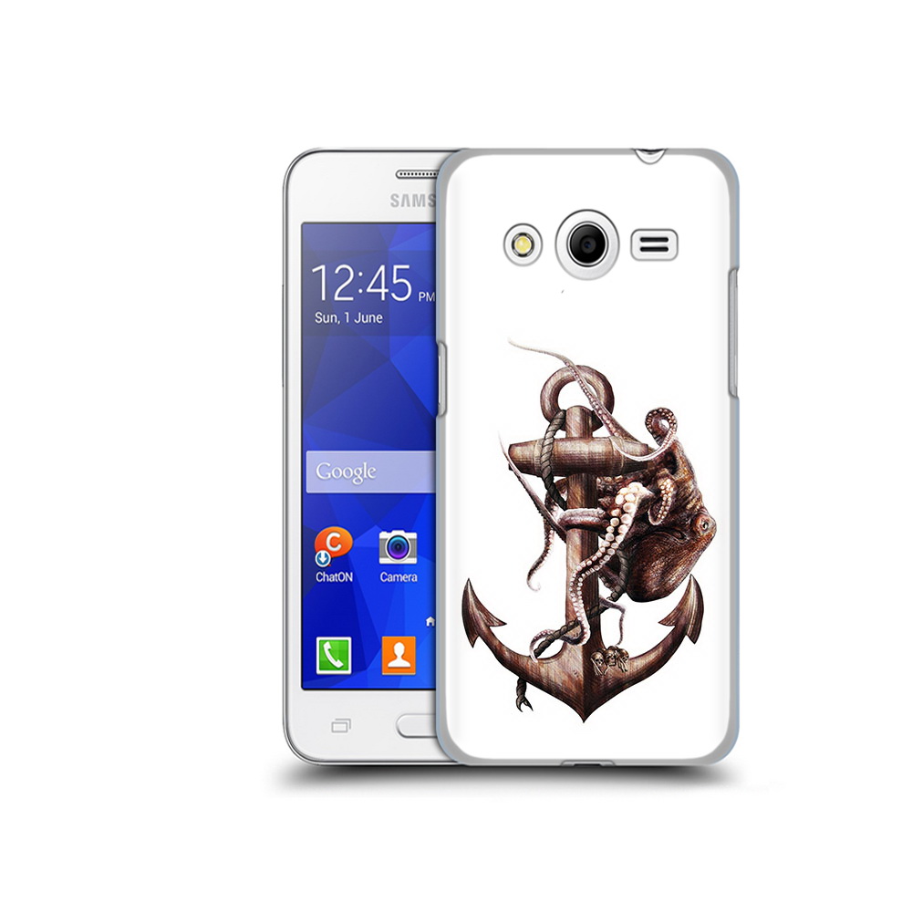 

Чехол MyPads Tocco для Samsung Galaxy Core 2 ржавый якорь (PT7707.568.579), Прозрачный, Tocco