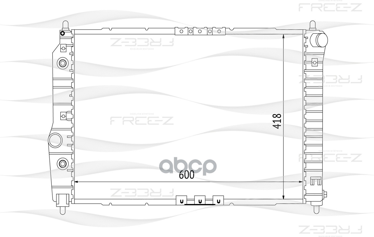 

Радиатор охлаждения FREE-Z KK0132