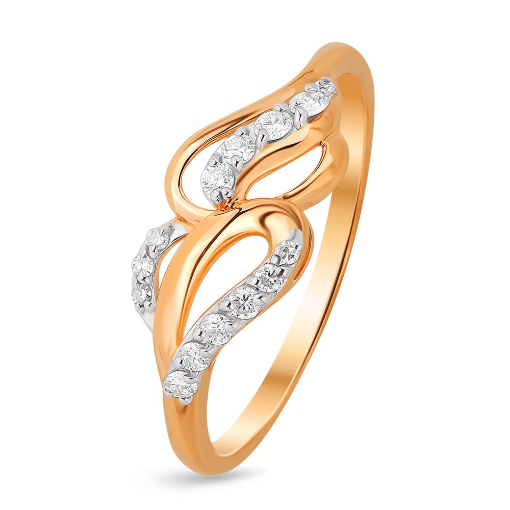 

Кольцо женское из красного золота с бриллиантом 585Gold 101010171, р, 101010171