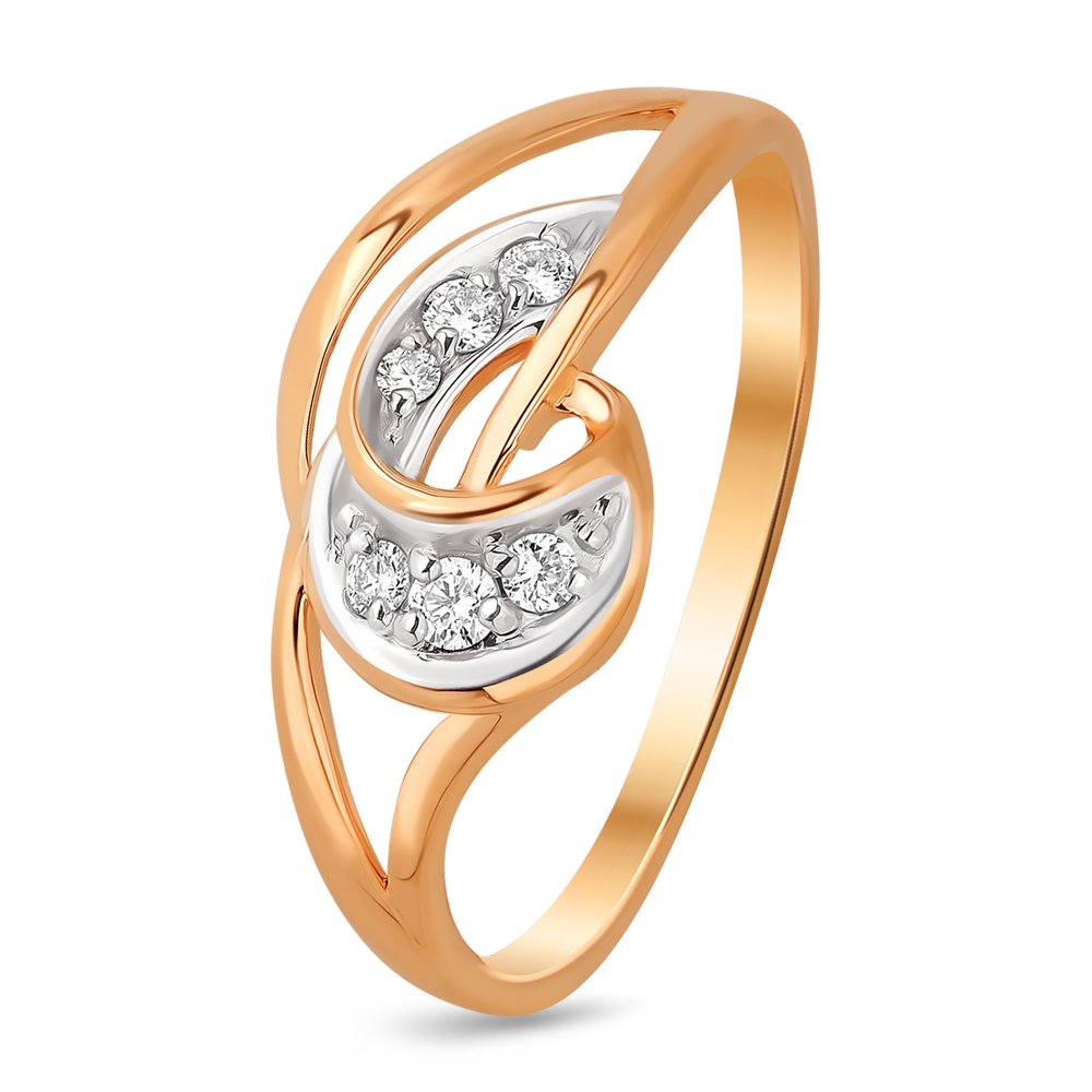 

Кольцо женское из красного золота с бриллиантом 585Gold 101011183, р, 101011183