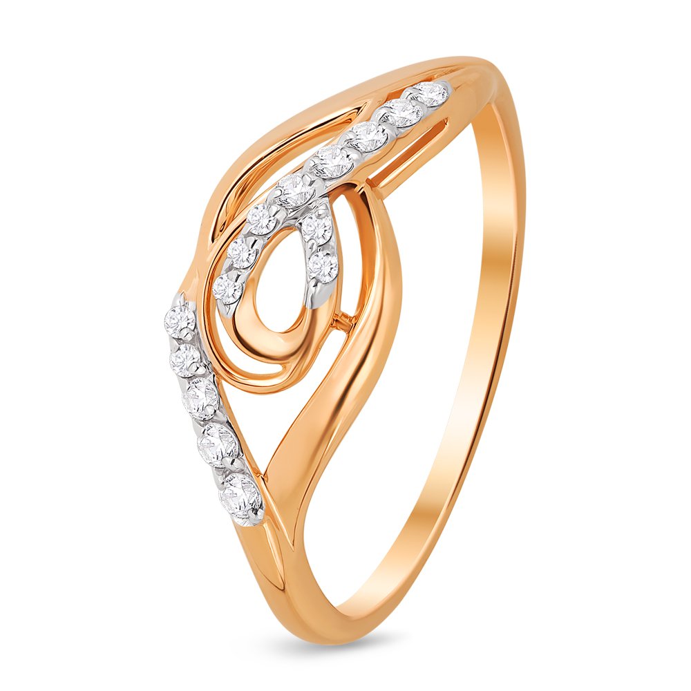 

Кольцо женское из красного золота с бриллиантом 585Gold 101010167, р, 101010167