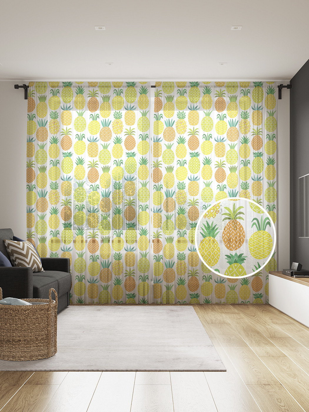 

Фототюль JoyArty "Ромбы в орнаменте", 145x265см (2 полотна со шторной лентой + 50 крючков), Ромбы в орнаменте