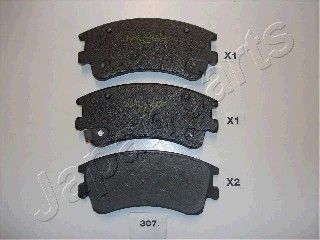 

Тормозные колодки Japanparts дисковые PA307AF