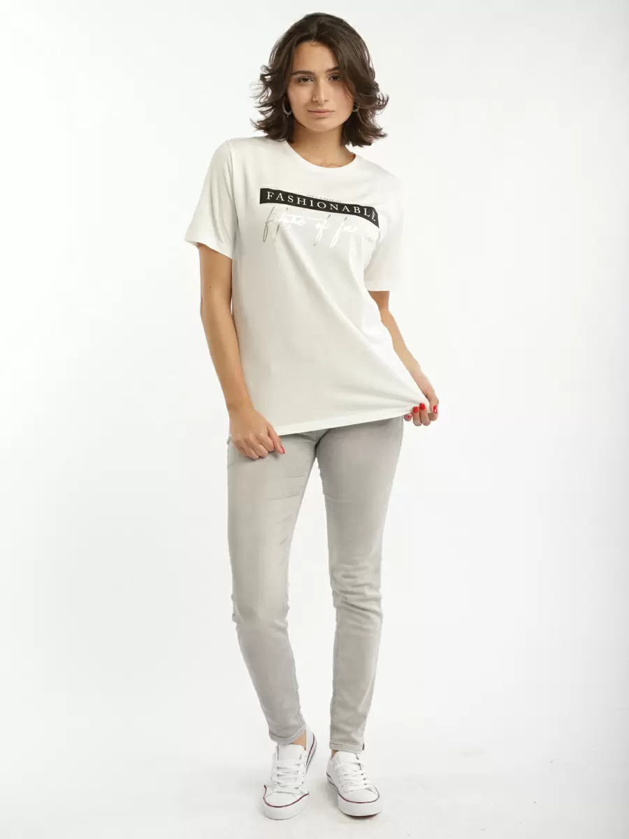 

Футболка женская JOGGY SQ74635 белая M, Белый, SQ74635