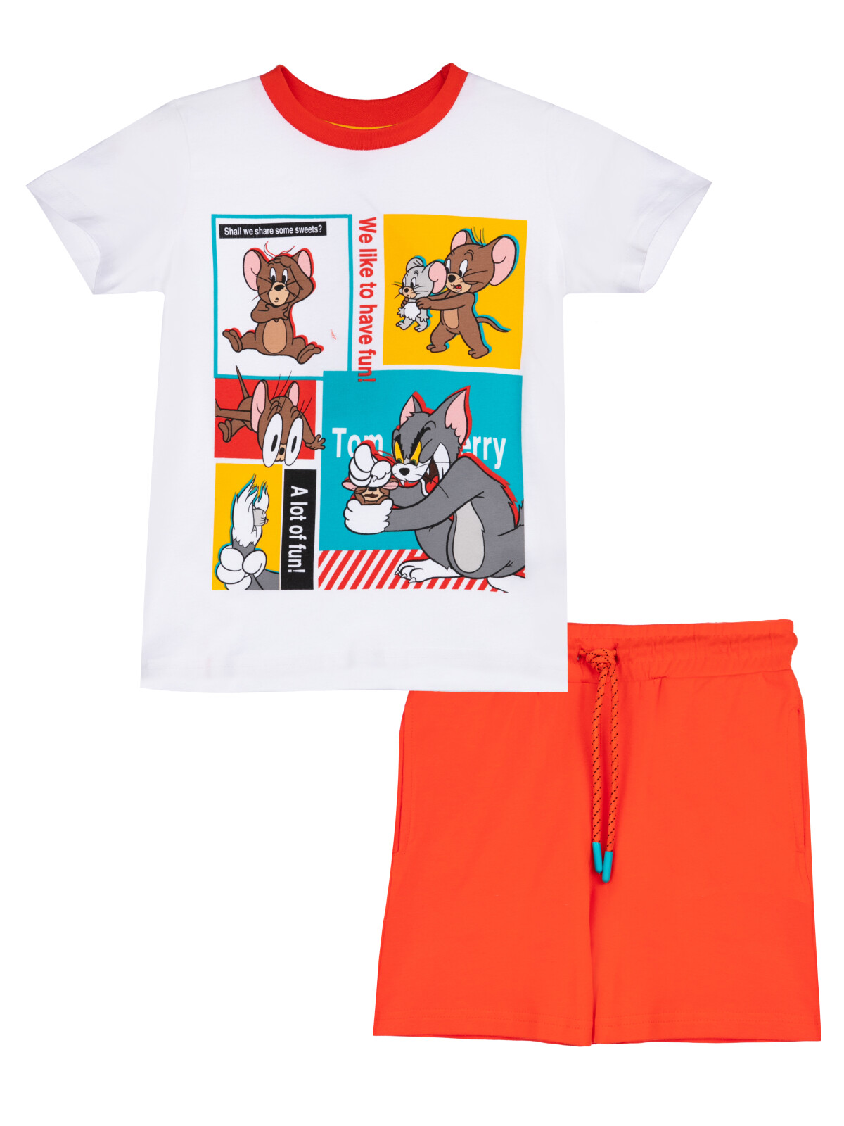 

Костюм детский PlayToday 12332078, цвет жёлтый, красный, размер 116, Желтый;красный, 12332078