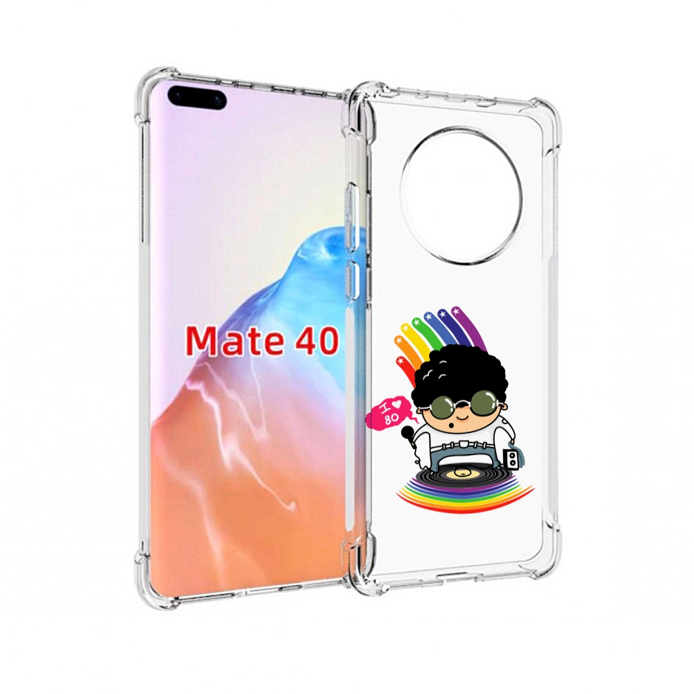 

Чехол MyPads Tocco для Huawei Mate 40 Я люблю 80-е, Прозрачный, Tocco