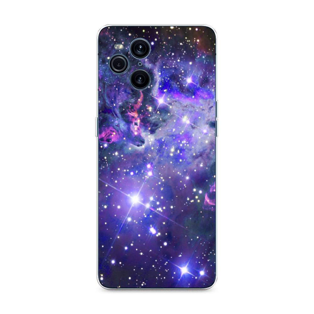 

Чехол Awog на Oppo Find X3 Pro "Яркая галактика", Разноцветный, 255750-4