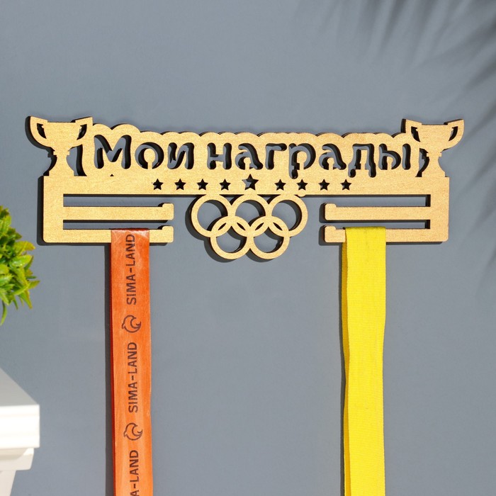 

Медальница Мои награды кольца, 28х12 см