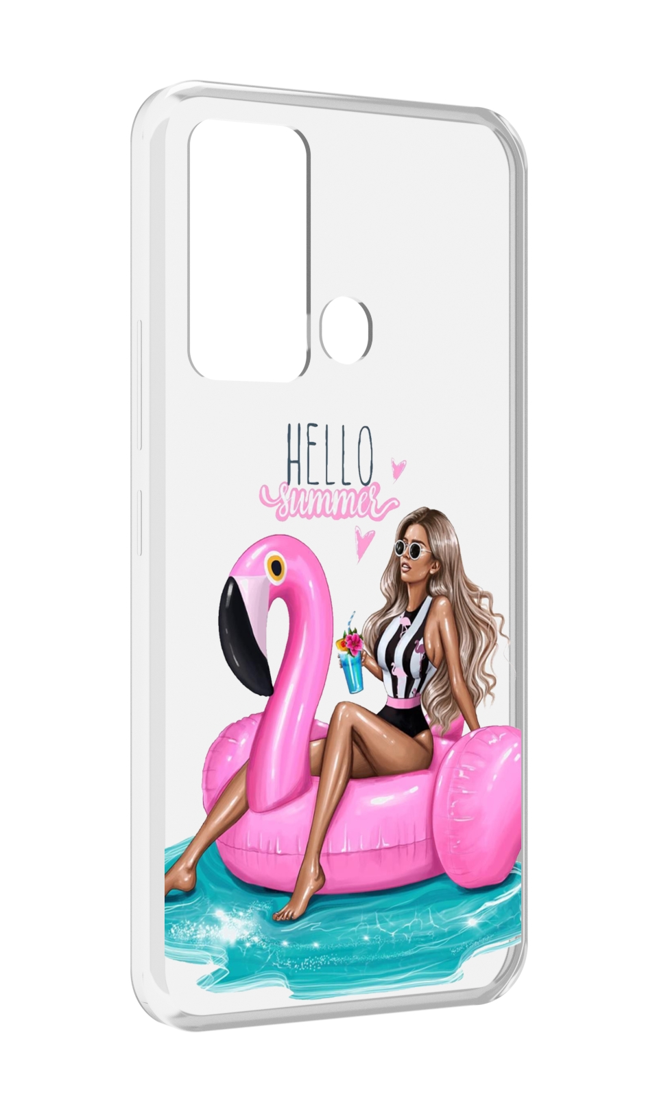 

Чехол MyPads Hello-summer для ITEl Vision 3, Прозрачный, Tocco