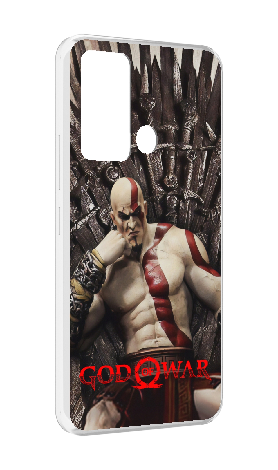 

Чехол MyPads God of War Кратос для ITEl Vision 3, Прозрачный, Tocco