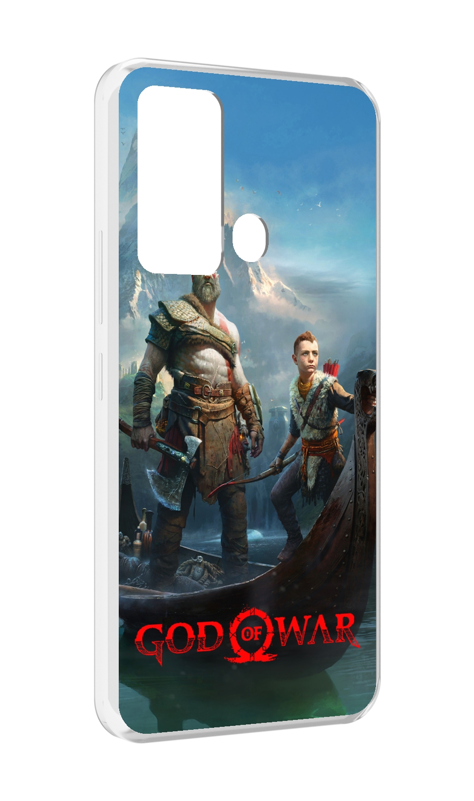 

Чехол MyPads God Of War Кратос Атрей для ITEl Vision 3, Прозрачный, Tocco