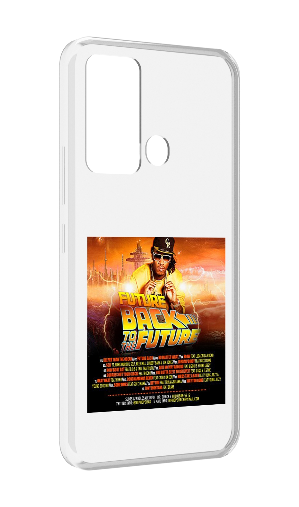 

Чехол MyPads Future - Back To The Future для ITEl Vision 3, Прозрачный, Tocco