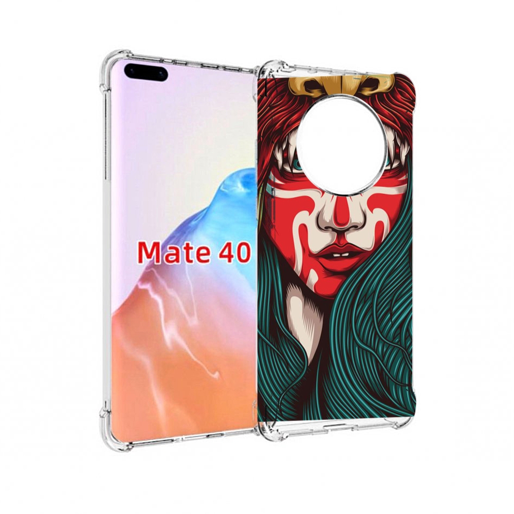 

Чехол MyPads Tocco для Huawei Mate 40 девушка-в-маскировке, Прозрачный, Tocco