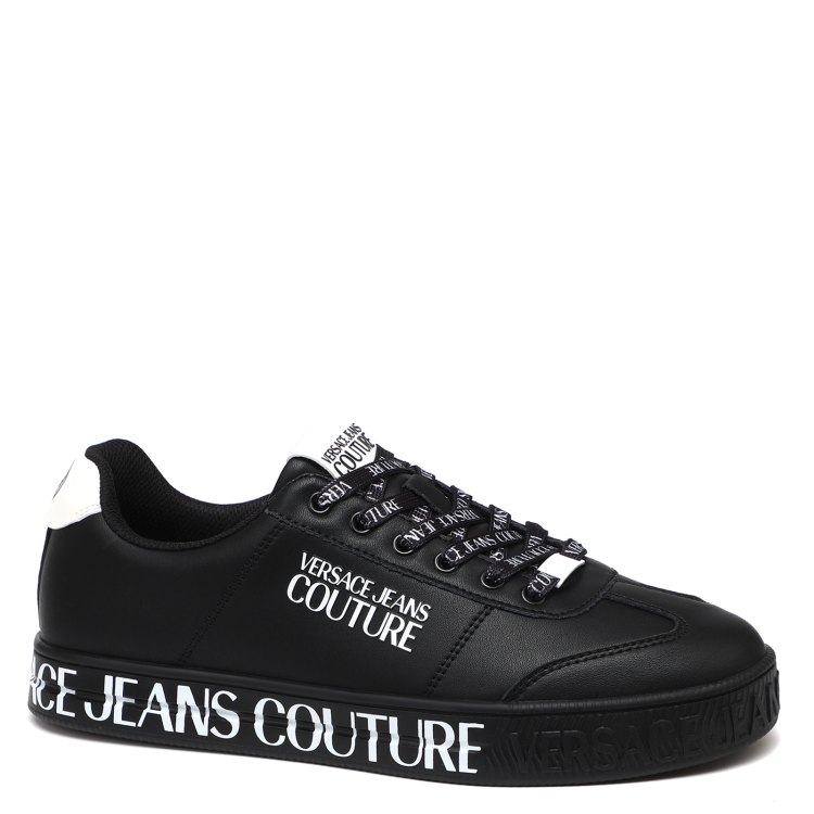 

Кеды мужские Versace Jeans Couture 75YA3SK6 черные 39 EU, Черный, 75YA3SK6