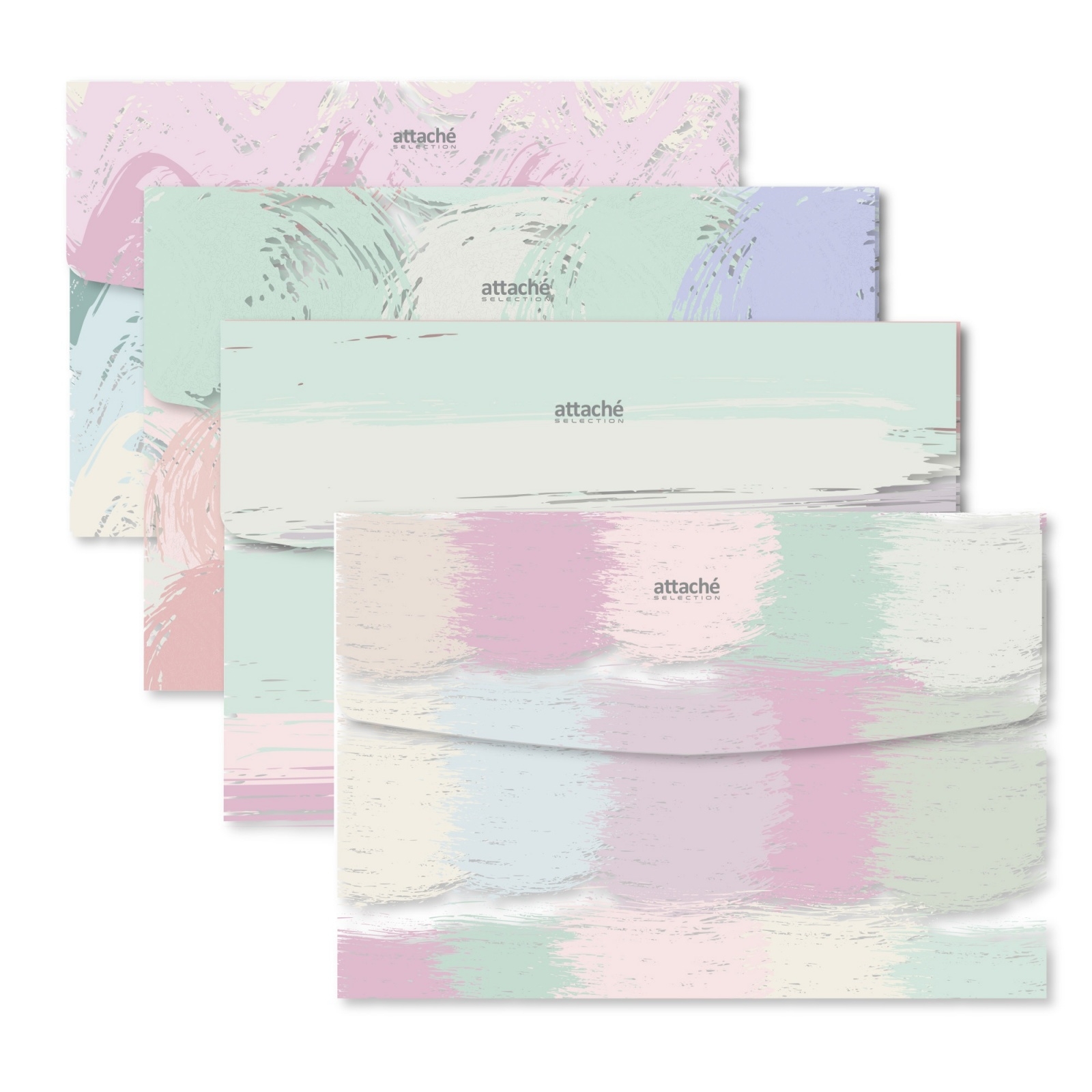 

Папка-конверт на кнопке Attache А5, Selection Pastel