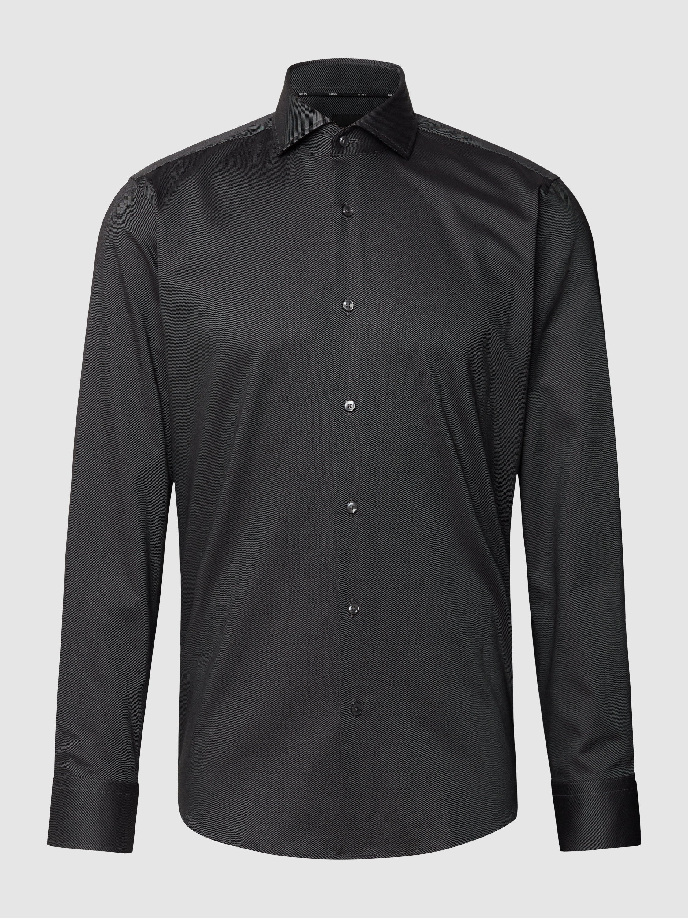 Рубашка мужская BOSS 1499430 серая 43 доставка из-за рубежа 21644₽