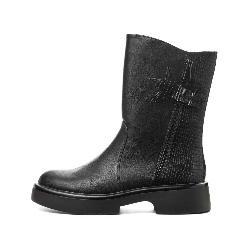 

Полусапоги женские INSTREET 2-22WA-116SR черные 40 RU, Черный, 2-22WA-116SR