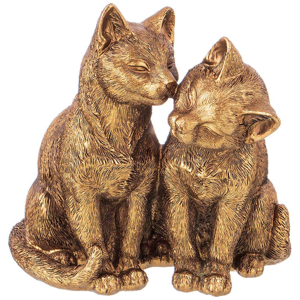 фото Статуэтка "кошки" 12.5*10.5*13 см. серия "bronze classic" lefard_146-1468
