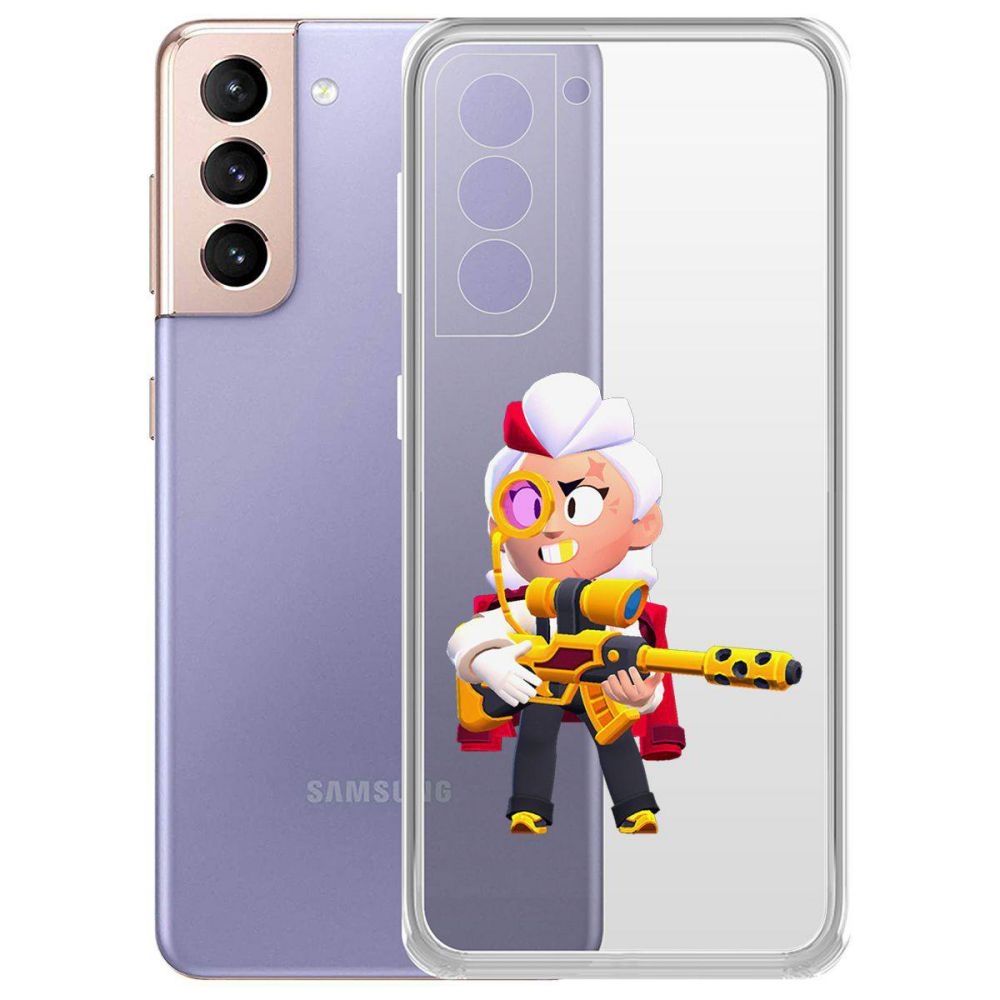 

Чехол-накладка Brawl Stars-Белль Голдхэнд для Samsung Galaxy S21+ (G996)