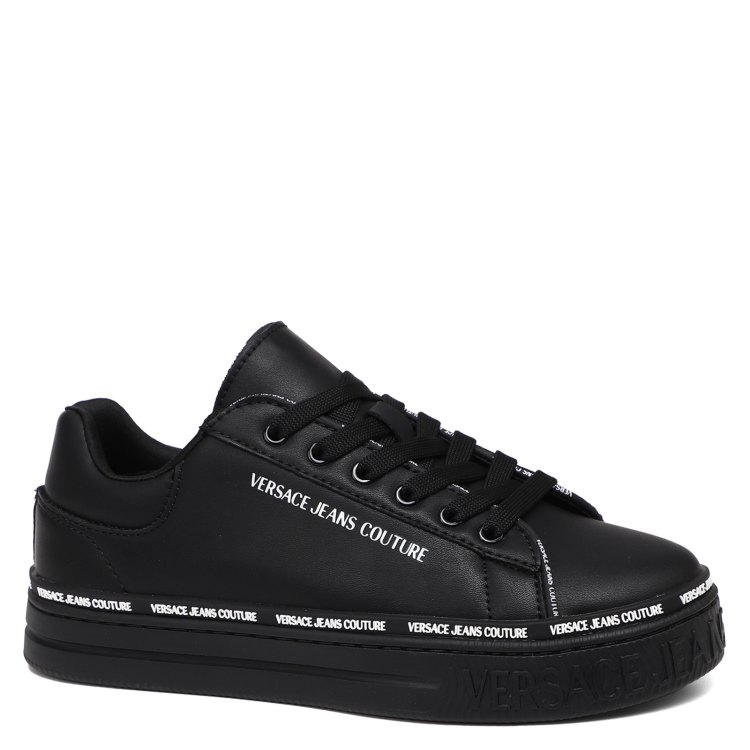 

Кеды женские Versace Jeans Couture 75VA3SK5 черные 35 EU, Черный, 75VA3SK5