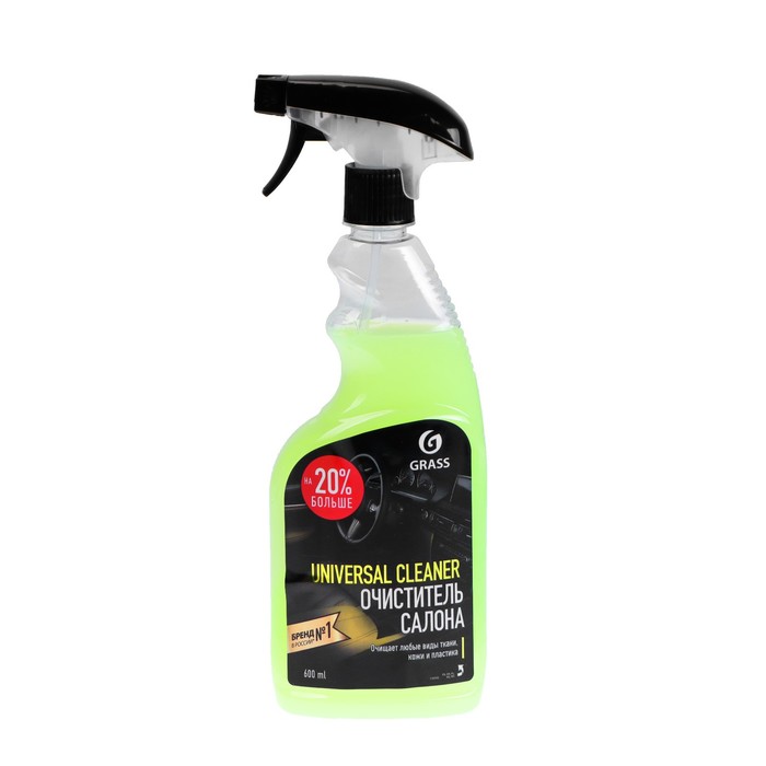 

Очиститель обивки Grass Universal cleaner, триггер, 600 мл