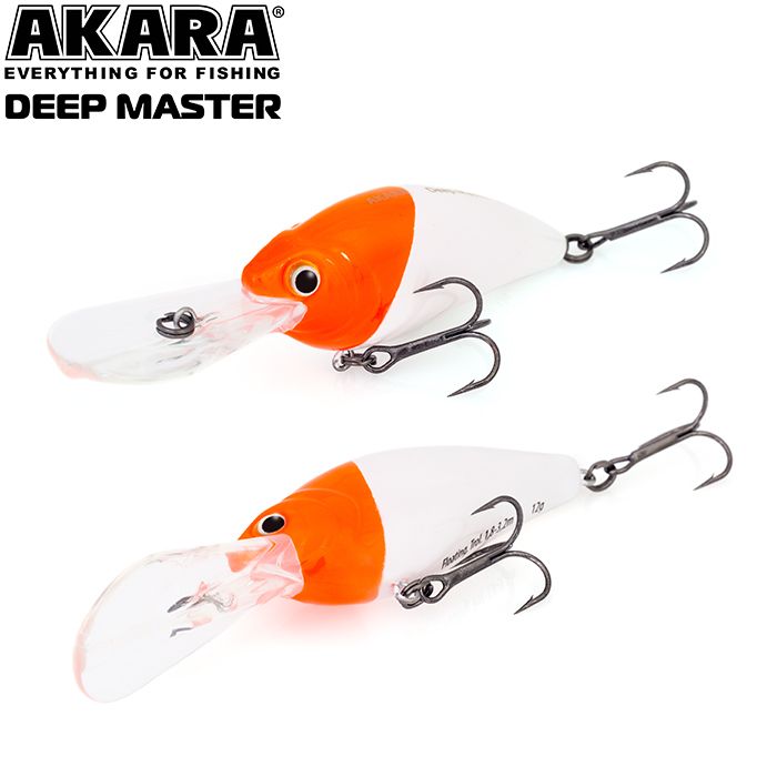 

Воблер Akara Deep Master 60F 12 гр 3/7 oz 3,5 in A1, Разноцветный, Deep Master