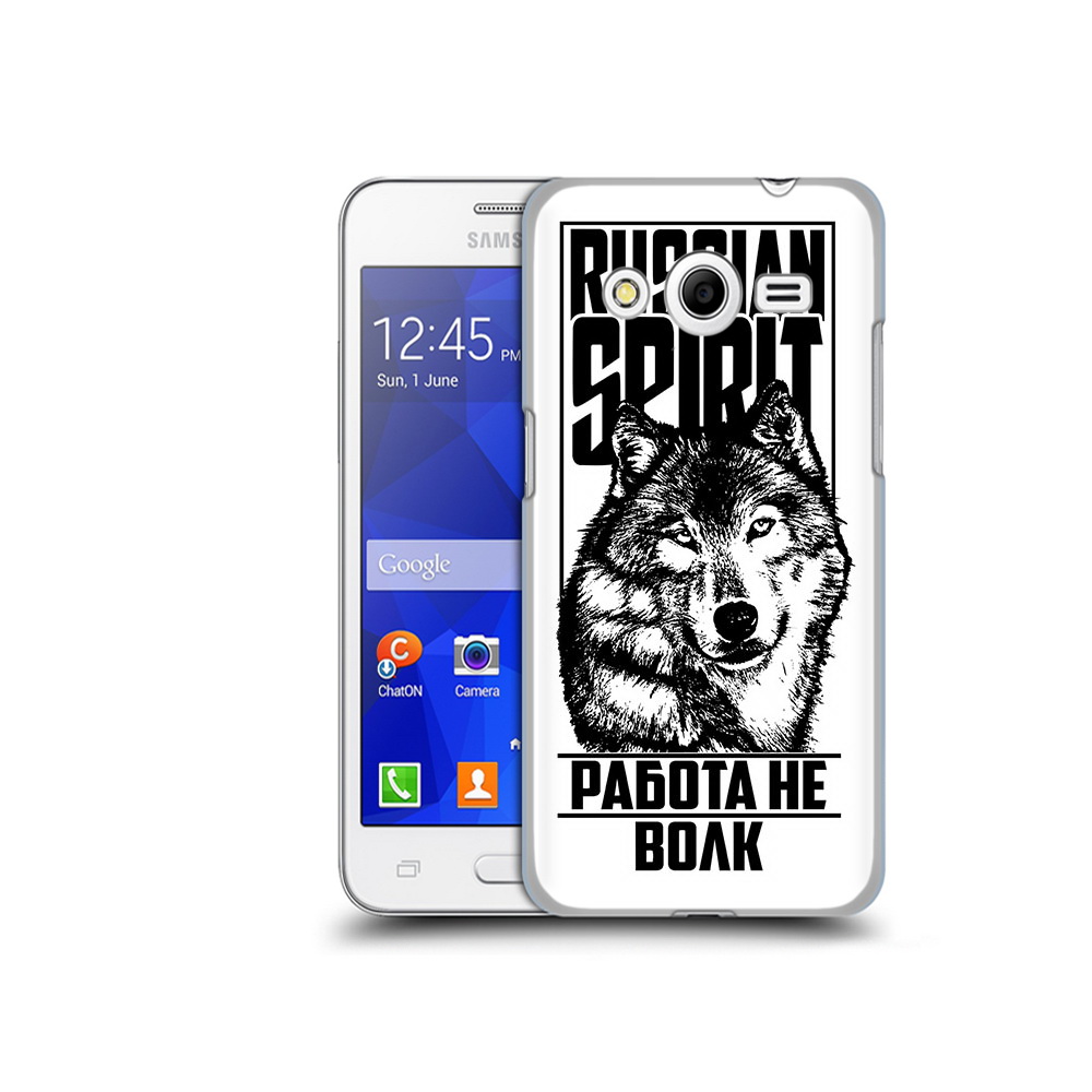 Чехол MyPads Tocco для Samsung Galaxy Core 2 работа не волк (PT7707.568.564)