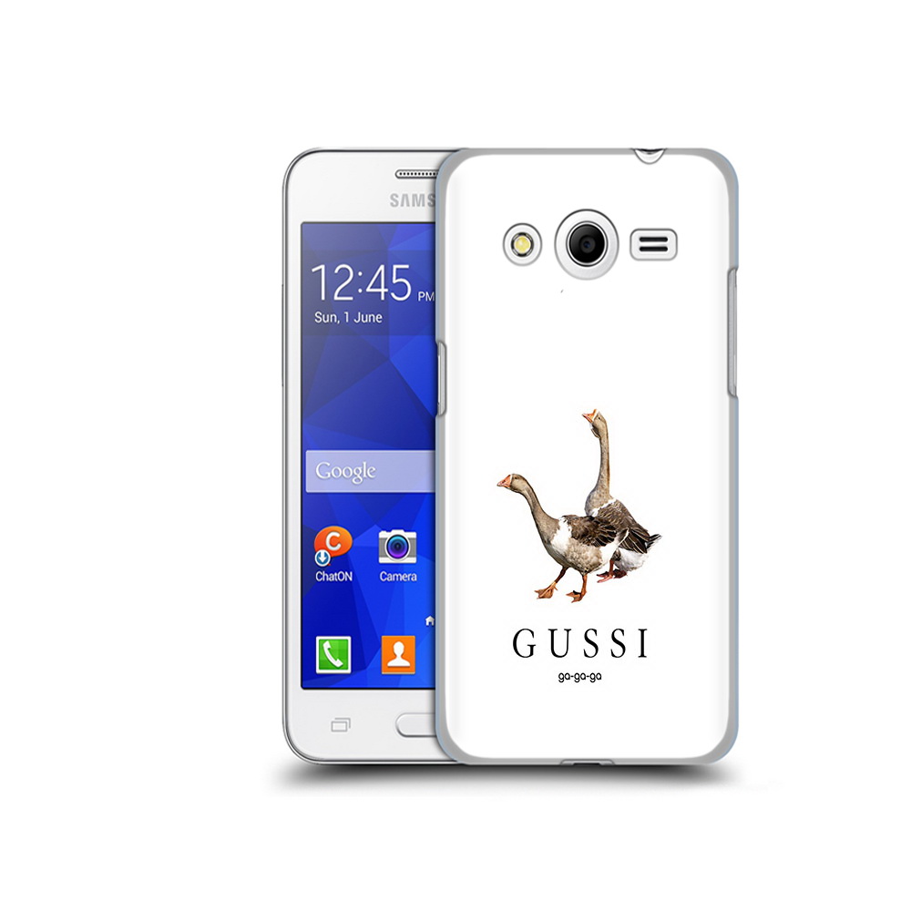 Чехол MyPads Tocco для Samsung Galaxy Core 2 Гусси бренд (PT7707.568.56)