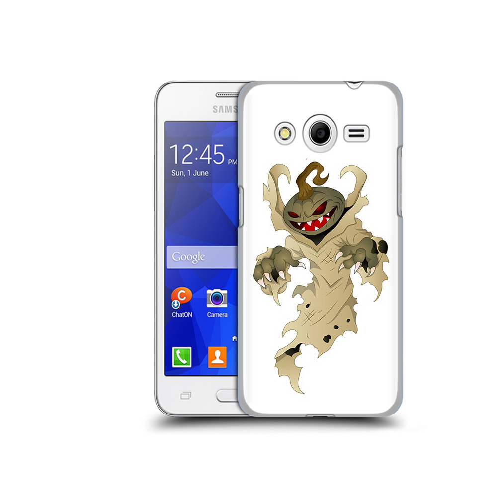 

Чехол MyPads Tocco для Samsung Galaxy Core 2 призрак хэллоуина (PT7707.568.555), Прозрачный, Tocco