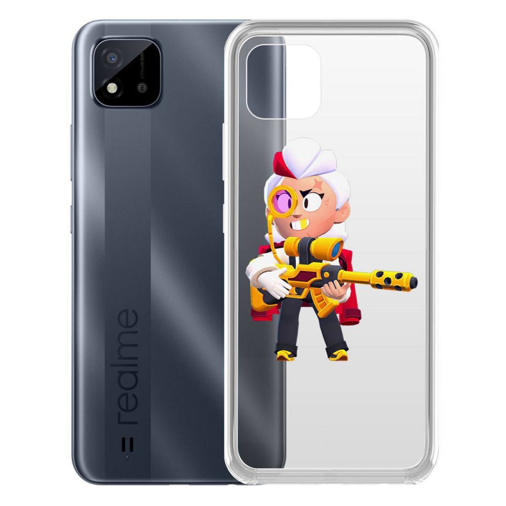 

Чехол-накладка Brawl Stars-Белль Голдхэнд для Realme C11