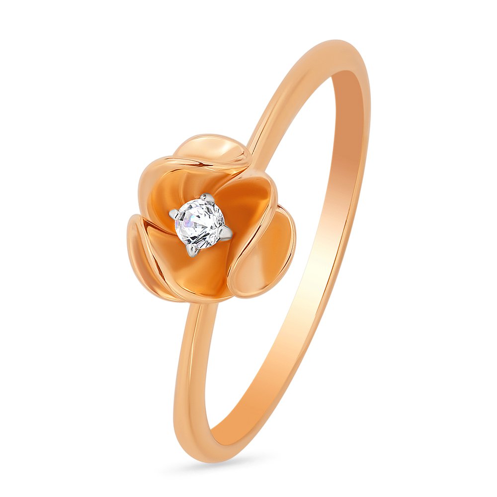 

Кольцо женское из красного золота с бриллиантом 585Gold 101009795, р. 19, 101009795