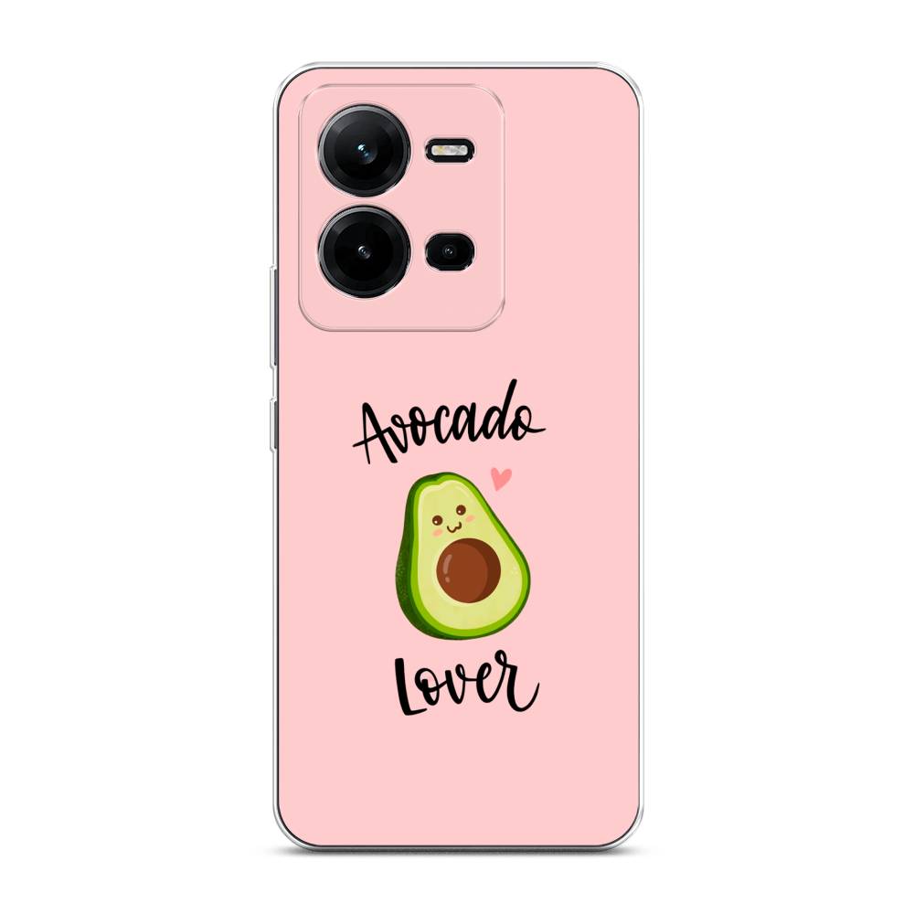 

Чехол на Vivo V25 "Avocado lover", Розовый;зеленый, 267750-6