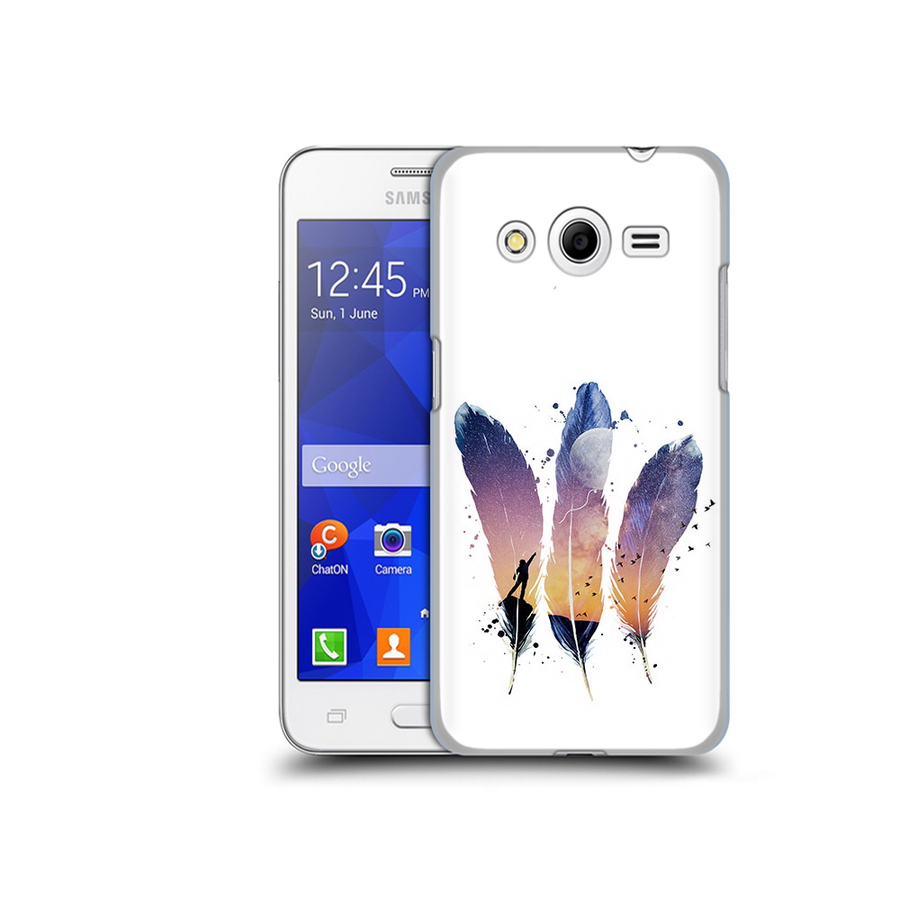 

Чехол MyPads Tocco для Samsung Galaxy Core 2 небесные перья (PT7707.568.519), Прозрачный, Tocco