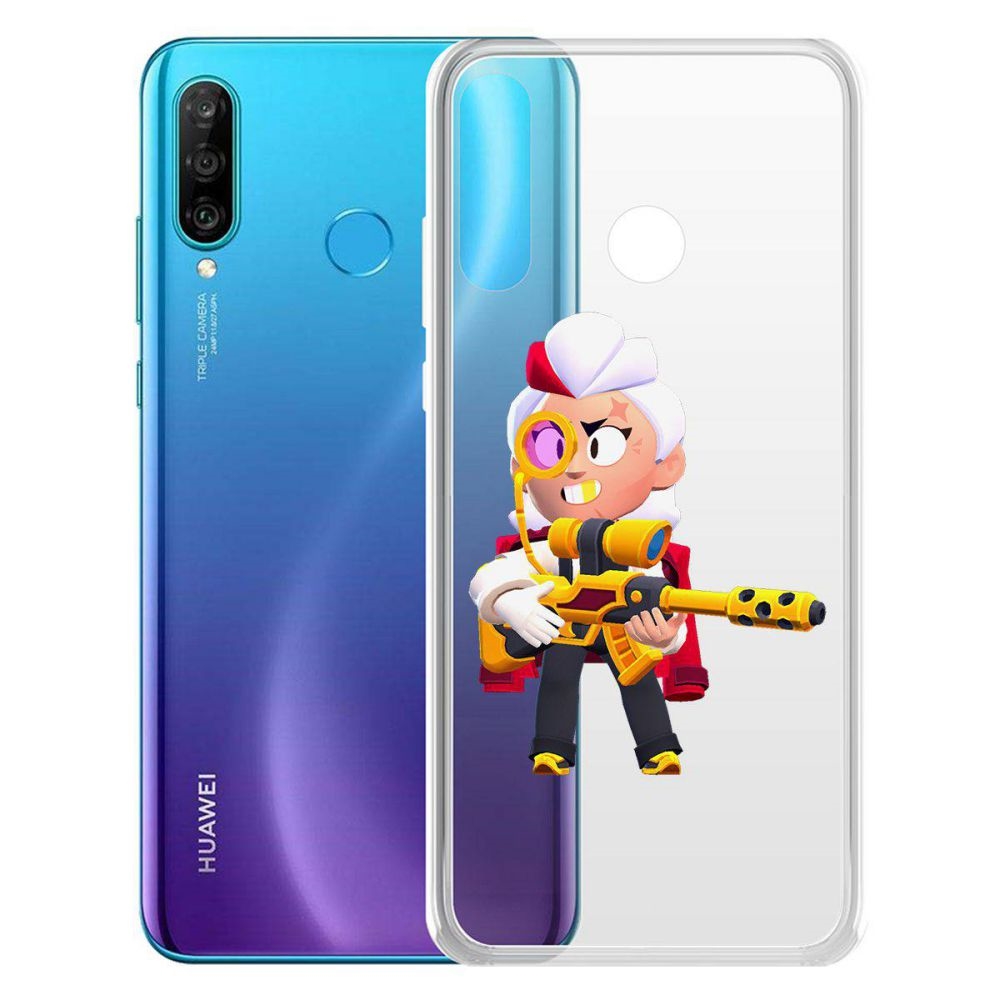 

Чехол-накладка Brawl Stars-Белль Голдхэнд для Huawei P30 Liteor 20 Lite (RU)/20s/20e