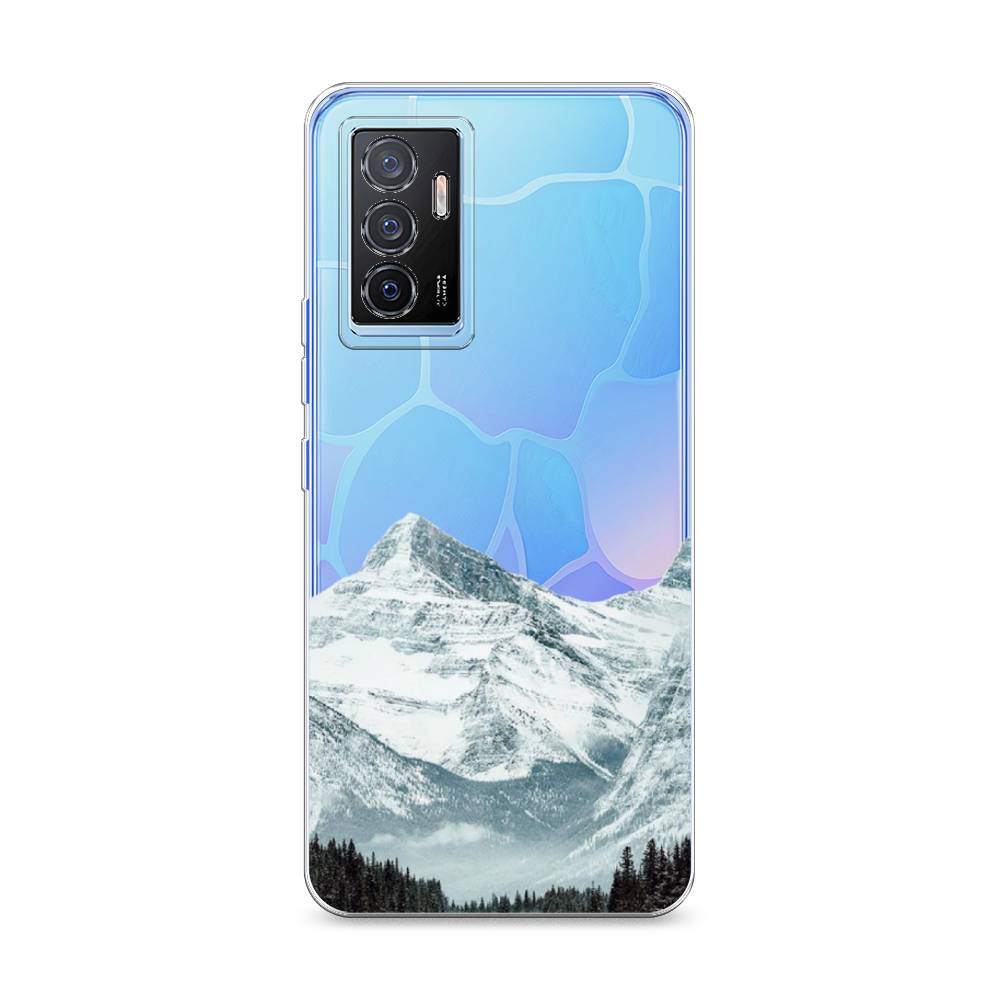 

Чехол на Vivo V23e "Горы арт 1", Белый;зеленый, 267050-2