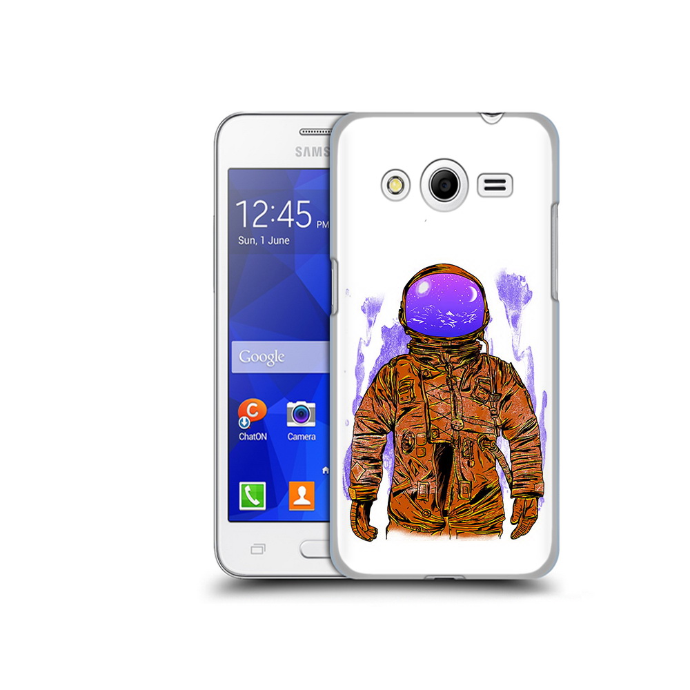 

Чехол MyPads Tocco для Samsung Galaxy Core 2 нарисованный мужчина в скафандре, Прозрачный, Tocco