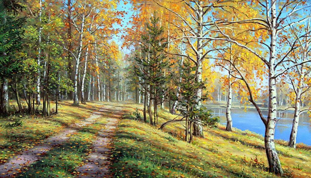 

Алмазная живопись Осенний пейзаж